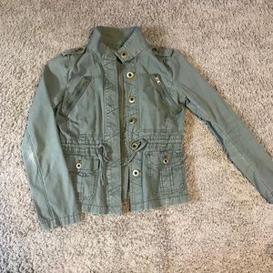 LOFT army green jacket XS